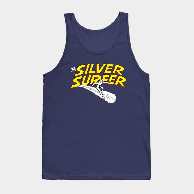 Classic Silver Surfer V2 Tank Top by TonieTee